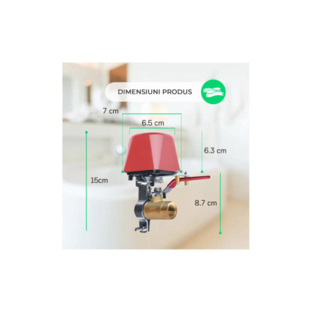 Electrovalva Smart Zigbee 3.0 Nous LZ3 Tuya
