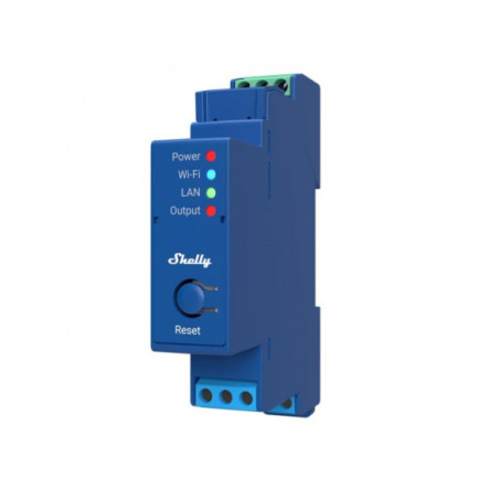 Shelly Pro 1 - releu cu 1 canal, 16A, WiFi, LAN, Bluetooth