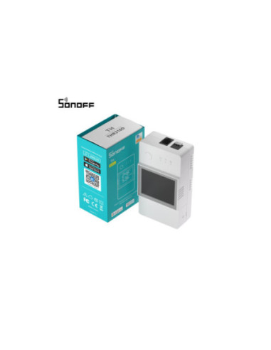 Sonoff TH16 Elite R3 - releu smart WiFi temperatura si umiditate cu display (230V/16A si dry contact NO/NC) THR316D