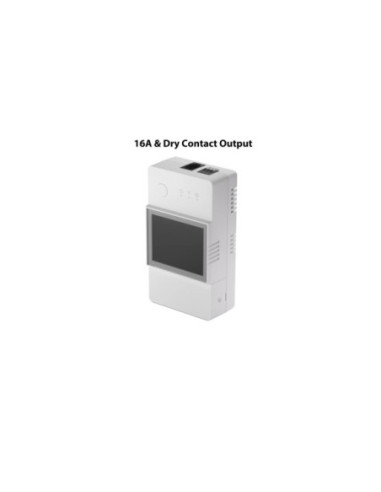 Sonoff TH16 Elite R3 - releu smart WiFi temperatura si umiditate cu display (230V/16A si dry contact NO/NC) THR316D