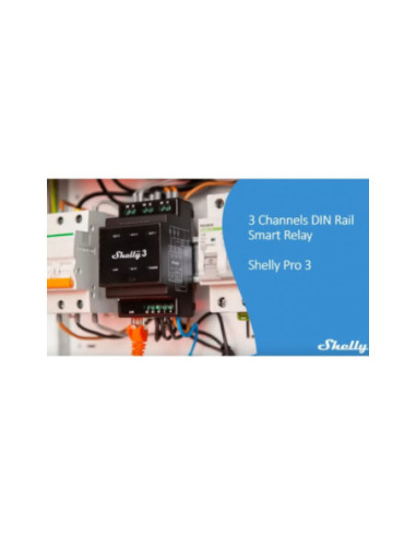 Shelly Pro 3 - releu 3 canale x 16A, LAN, WiFi, Bluetooth