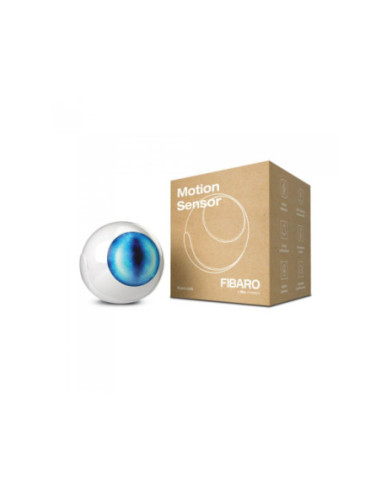 Senzor de miscare multisenzor smart Fibaro FGMS-001 ZW5, PIR 7 m, temperatura, intensitate lumina, accelerometru, Z-Wave Plus