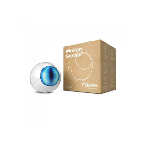 Senzor de miscare multisenzor smart Fibaro FGMS-001 ZW5, PIR 7 m, temperatura, intensitate lumina, accelerometru, Z-Wave Plus