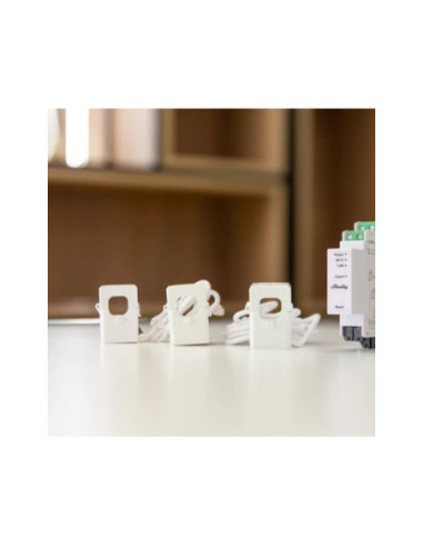 Shelly PRO 3EM  - releu contorizare energie 3 faze cu 3 clamps 120A