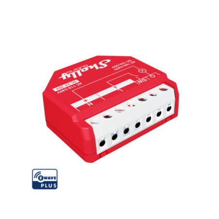 Shelly Qubino Wave 1PM - releu 1 canal 16A cu monitorizare consum Z-Wave