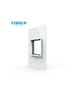 Ramă din sticlă 2M pentru doză 3 module Standard Italian Livolo 2