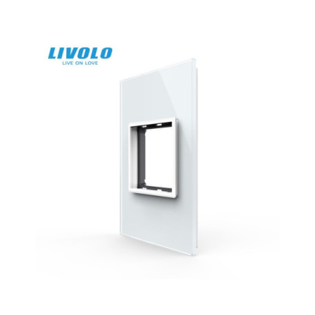 Ramă din sticlă 2M pentru doză 3 module Standard Italian Livolo