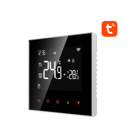 Termostat Smart pentru incalzire termica pe gaz, 3A, Zigbee Tuya