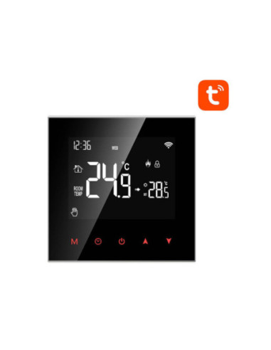 Termostat Smart pentru incalzire termica pe gaz, 3A, Zigbee Tuya