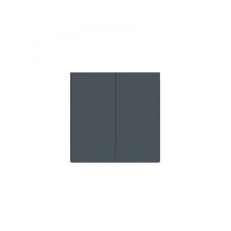 Intrerupator smart dublu cu nul, Zigbee H1 Aqara - Grey