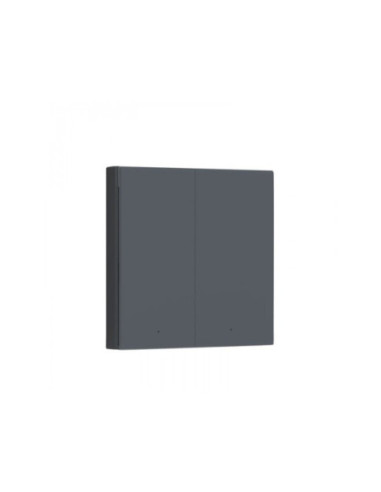 Intrerupator smart dublu cu nul, Zigbee H1 Aqara - Grey