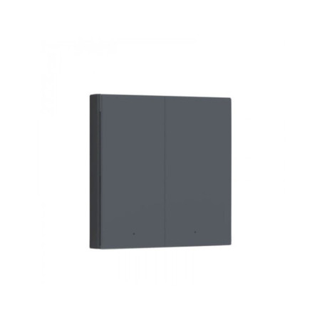 Intrerupator smart dublu cu nul, Zigbee H1 Aqara - Grey