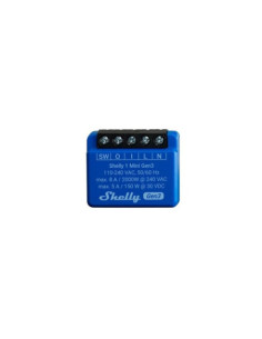 Shelly 1 Mini Gen 3 - releu 1 canal, 8A, WiFi si Bluetooth