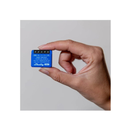 Shelly 1 Mini Gen 3 - releu 1 canal, 8A, WiFi si Bluetooth