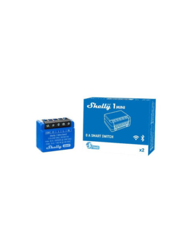 Shelly 1 Mini Gen 3 - releu 1 canal, 8A, WiFi si Bluetooth