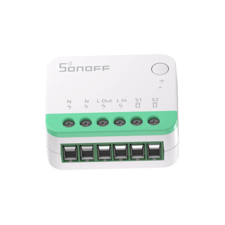 Sonoff Mini R4 Matter - releu 1 canal cu control WiFi compatibil Matter  (HomeKit, SmartThings)