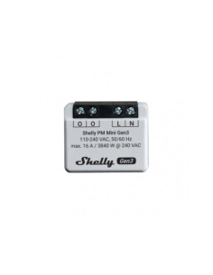 Shelly PM Mini GEN 3 - contor energie 16A, WiFi si Bluetooth