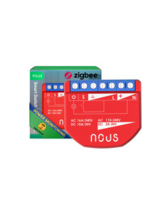 Nous B2Z - modul Smart cu 1 canal cu monitorizare consum Zigbee