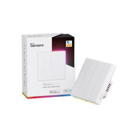 Sonoff T5-4C-86 - Intrerupator cvadruplu Smart WiFi cu full touch