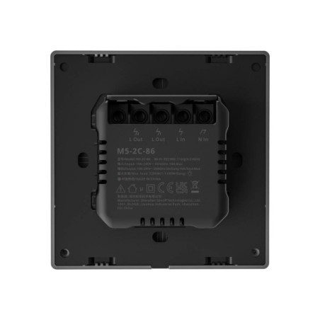 Sonoff M5-2C-86 - Intrerupator dublu Smart WiFi