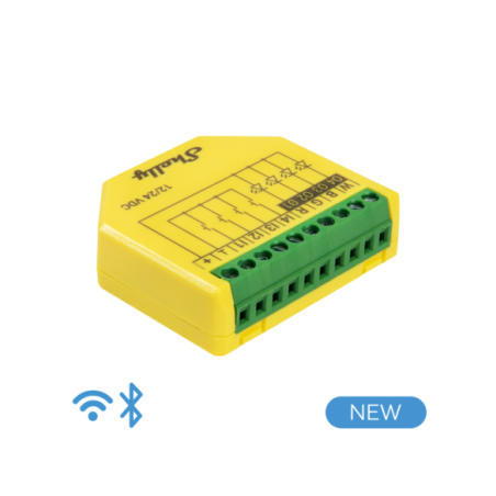 Shelly PLUS RGBW PM - modul control Smart banda LED 4x PWM 12/24V (WiFi, Bluetooth)