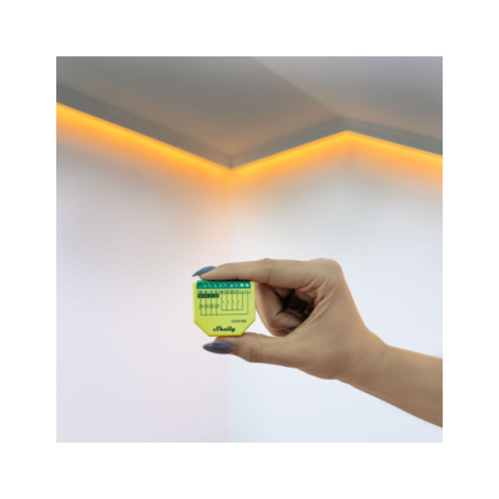 Shelly PLUS RGBW PM - modul control Smart banda LED 4x PWM 12/24V (WiFi, Bluetooth)