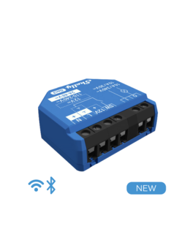 Shelly 1 Gen3 - releu 1 canal, 16A, WiFi si Bluetooth