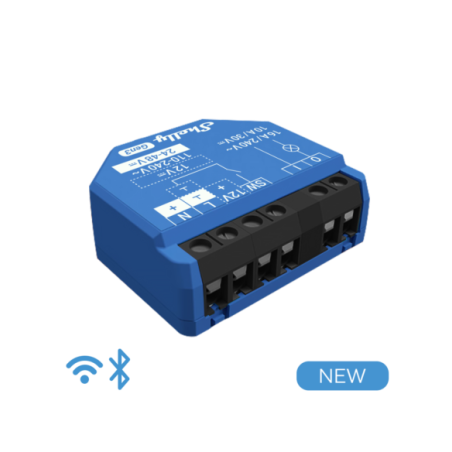 Shelly 1 Gen3 - releu 1 canal, 16A, WiFi si Bluetooth