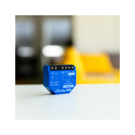 Shelly 1 Gen3 - releu 1 canal, 16A, WiFi si Bluetooth
