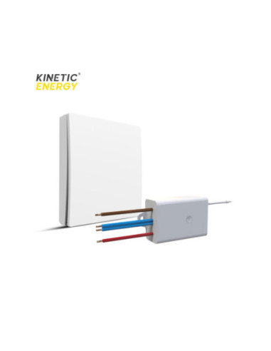 KIT Întrerupător simplu Kinetic Energy + Controller 1 canal, 3A, RF433