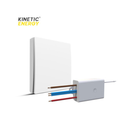 KIT Întrerupător simplu Kinetic Energy + Controller 1 canal, 3A, RF433