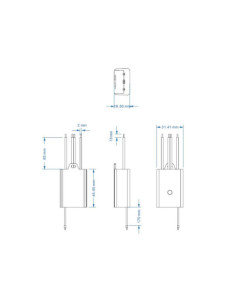 KIT Întrerupător simplu Kinetic Energy + Controller 1 canal, 3A, RF433 2