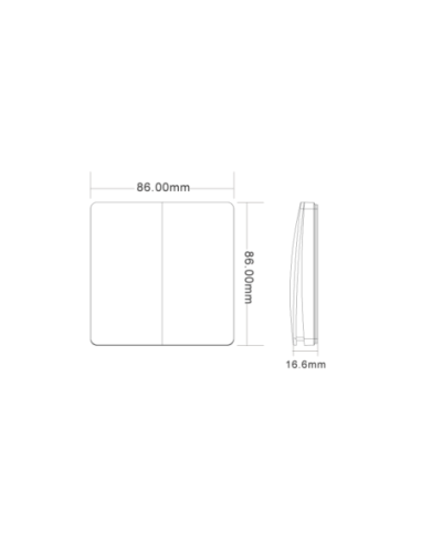 KIT Întrerupător simplu Kinetic Energy + Controller 1 canal, 3A, RF433