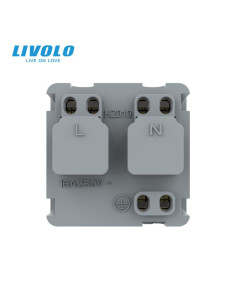 Modul Priză Schuko 16A 2M Livolo 2