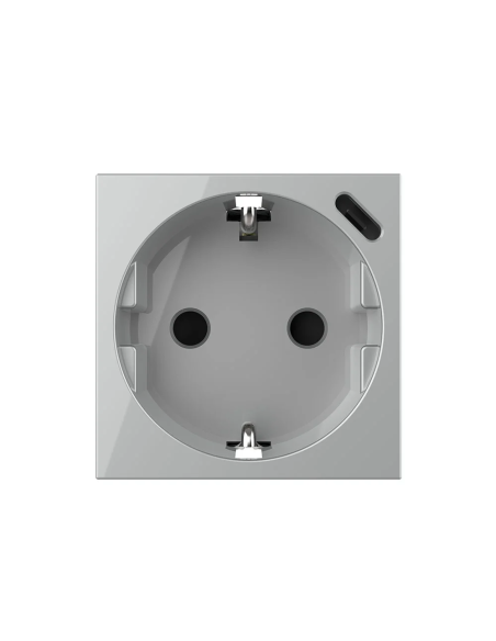 Modul Priză Schuko 16A + USB Tip C 2M Livolo