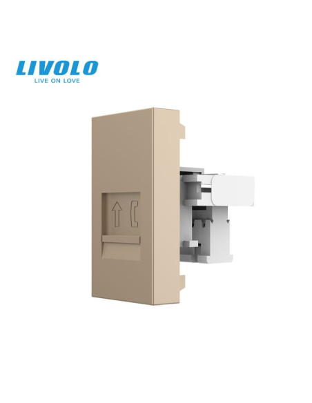 Modul Priză Telefon RJ11 1M Livolo