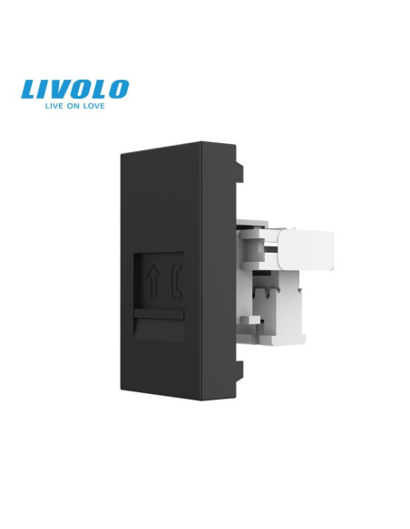 Modul Priză Telefon RJ11 1M Livolo