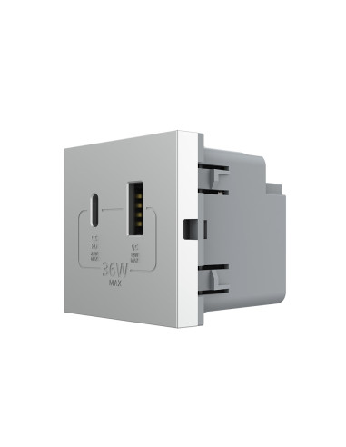 Modul Priză USB Tip A + USB Tip C 2M Livolo