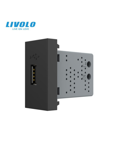 Modul Priză USB Tip A 1M Livolo