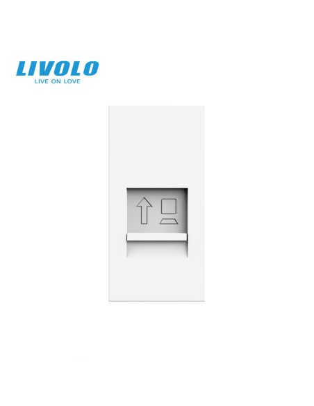 Modul Priză Date RJ45 Cat6 1M Livolo