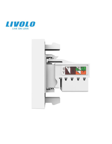 Modul Priză Date RJ45 Cat6 1M Livolo