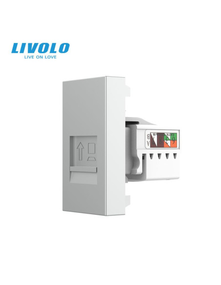 Modul Priză Date RJ45 Cat6 1M Livolo