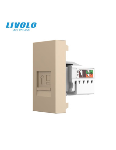 Modul Priză Date RJ45 Cat6 1M Livolo