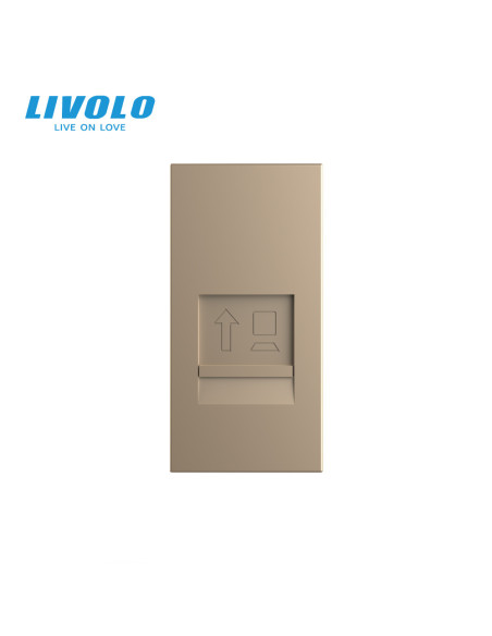 Modul Priză Date RJ45 Cat6 1M Livolo