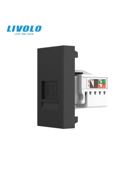 Modul Priză Date RJ45 Cat6 1M Livolo
