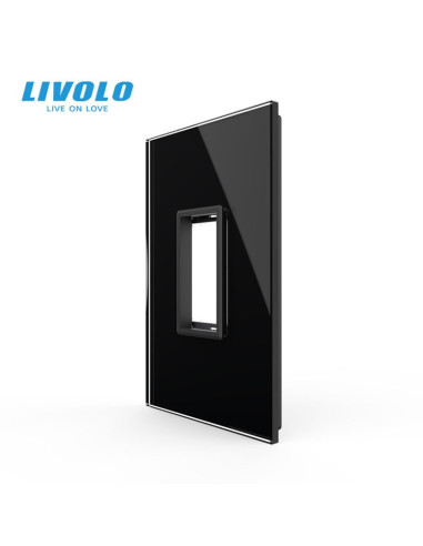 Ramă din sticlă 1M pentru doză 3 module Standard Italian Livolo