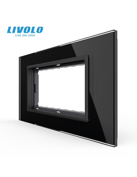 Ramă din sticlă 4M pentru doză 4 module Standard Italian Livolo