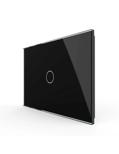 Panou din sticlă pentru Întrerupător Touch simplu pentru doză 3 module Livolo