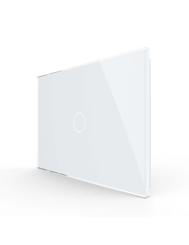 Panou din sticlă pentru Întrerupător Touch simplu pentru doză 3 module Livolo