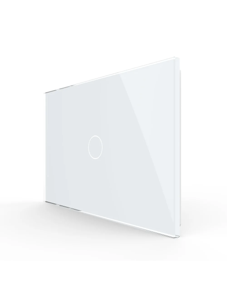 Panou din sticlă pentru Întrerupător Touch simplu pentru doză 3 module Livolo